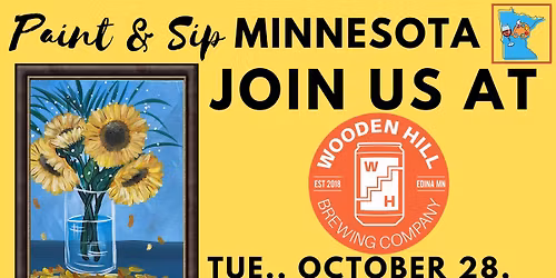 October 28 Paint & Sip at Wooden Hill Brewing