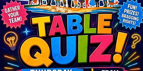 Table quiz at Burger Jacks