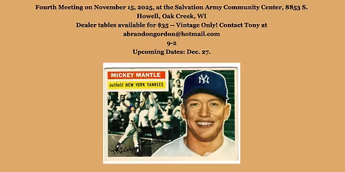 Vintage Sport Card Club