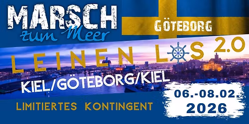 MzM "LEINEN LOS" 2.0 G\u00f6teborg City \/ Wochenende 06.-08.02.2026