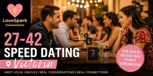 Speed Dating | Ages 27-42 | Victoria