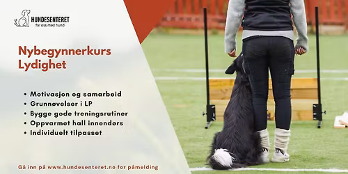 Nybegynner Lydighet( ledige plasser)