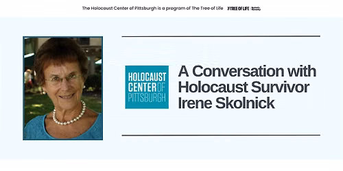 A Conversation with Holocaust Survivor Irene Skolnick