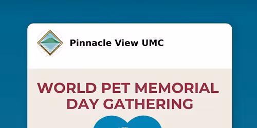 World Pet Memorial gathering