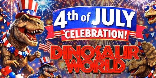 4th of July at Dinosaur World