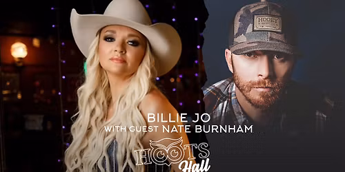 Billie Jo with guest Nate Burnham LIVE @HootsHall