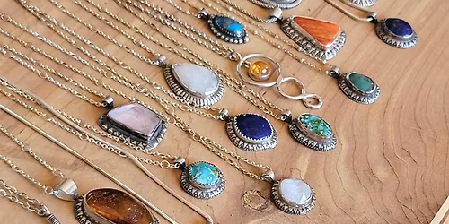 Silver Pendant and Stone Setting Class