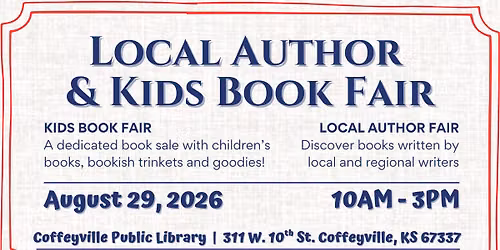 Local Author & Kids Book Fair