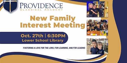 New Family Interest Meeting