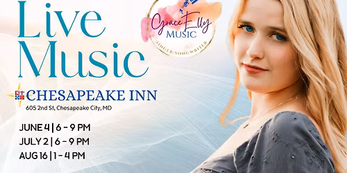 The Grace Elly Trio is bringing the vibes to the Chesapeake Inn and you don\u2019t want to miss it!