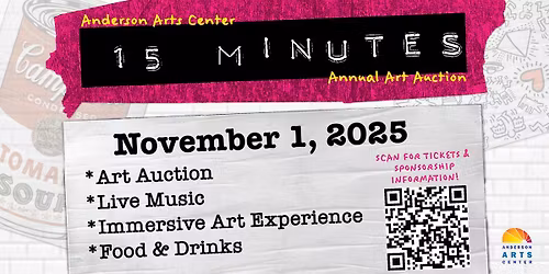 15 Minutes - Annual Art Auction