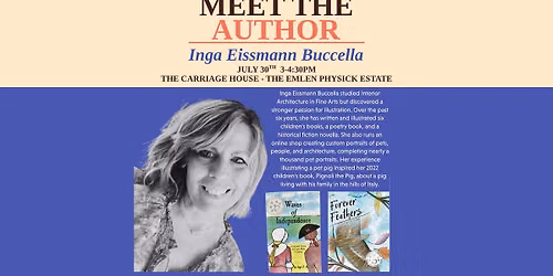 Meet the Author - Book Signing by local author Inga E. Buccella