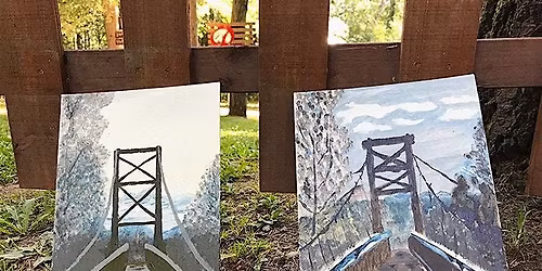 Nature Painting Class at Timber! Outdoor Music Festival