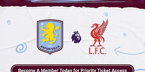 Aston Villa vs Liverpool at Villa Park