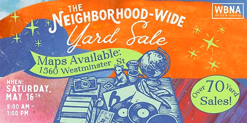 WBNA Annual Neighborhood Yard Sale