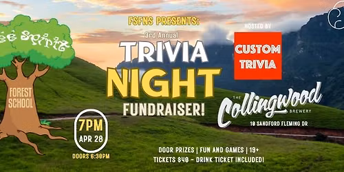 Trivia Night Fundraiser 2026 at the Collingwood Brewery!