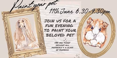 June Paint Your Pet