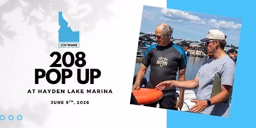 Hayden Lake Marina Shop Pop Up