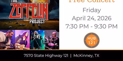 The Zeppelin Project - Led Zeppelin Tribute | Free Concert at HUB 121