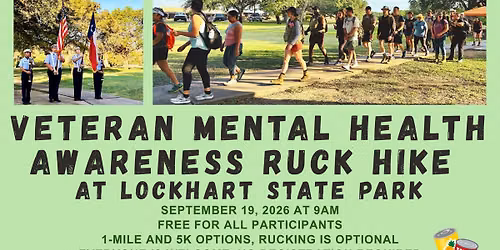 FREE: Veterans Mental Health Awareness Ruck Hike