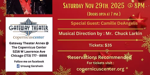 My Christmas Spectacular 2025! in the Gateway Lounge