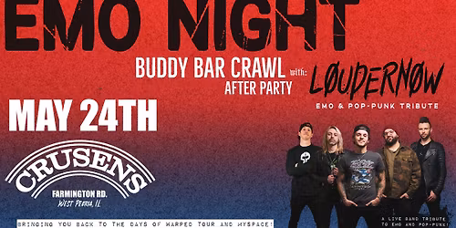 Buddy Bar Crawl After Party: Emo Night with LOUDERNOW!