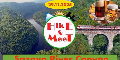 "Sazava River Canyon" Hike & Meet 29.11.2025