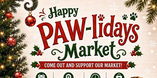 Happy Paw-lidays Market - BY WGBR 