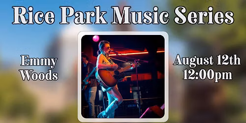 Rice Park Music Series 2026: Emmy Woods