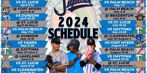 Parking Dunedin Blue Jays at Jupiter Hammerheads