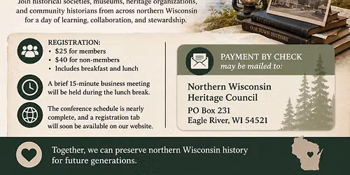 Northern Wisconsin Heritage Council Regional Conference