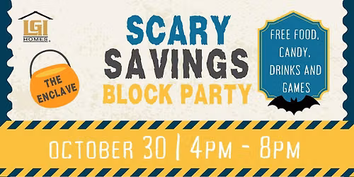 Scary Savings Block Party at The Enclave
