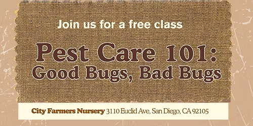 Good Bugs, Bad Bugs \ud83d\udc1e\ud83c\udf3c 