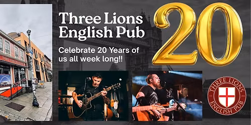 Three Lions English Pub 20 YEARS!!!