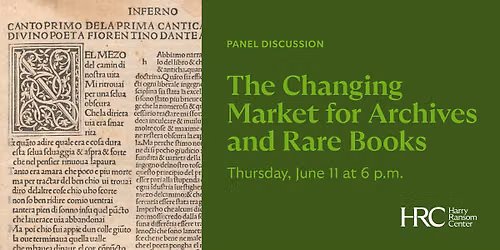 Panel Discussion: The Changing Market for Archives and Rare Books
