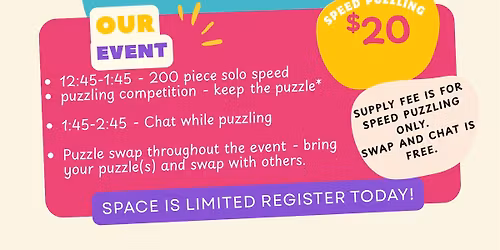 Community Puzzle Event