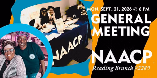 September NAACP Reading General Meeting
