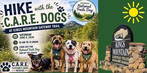 National Trails Day - Hike with the CARE Dogs!