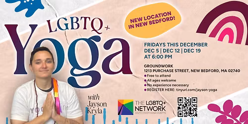LGBTQ+ Yoga in New Bedford with Jayson Kryla!