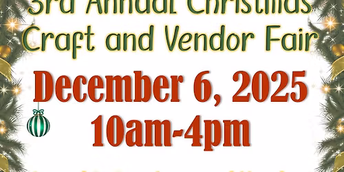 3rd Annual Christmas Craft Fair