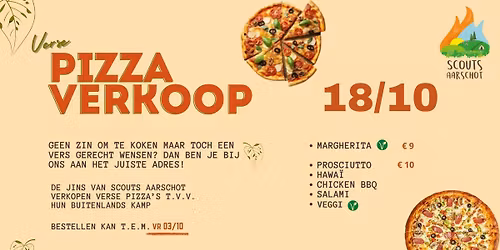 Pizzaverkoop Jin Scouts Aarschot