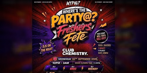 WHERES THE PARTY @? - Freshers Fete \ud83c\udfa1\ud83e\udd2a