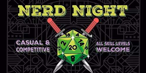NERD NIGHT @ THE FOUNDRY CONCERT CLUB