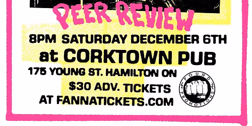 The Forgotten Rebels w\/ Peer Review at The Corktown 