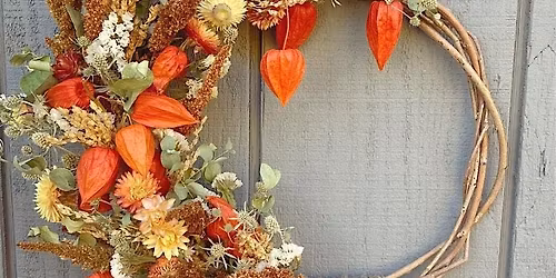 Dried Flower Wreath Workshop at Pono Bowl