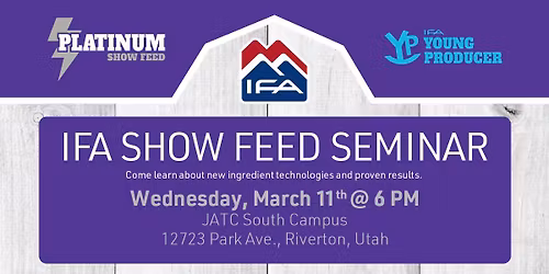 IFA Platinum Show Feed Seminar - Riverton