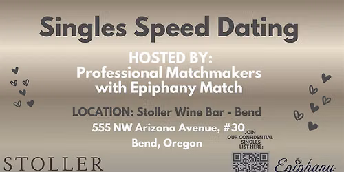 10\/12\/26 Speed Dating at Stoller Bend (ages 25ish-49ish)