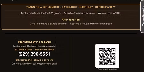 A Candle Bar Experience