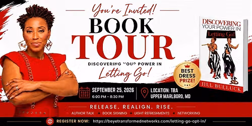 Discover Your Power in Letting Go: Book Tour, Author Showcase & Workshop