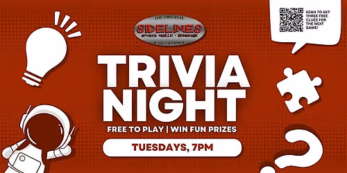 Kennesaw Trivia Night | Sidelines Sports Grille